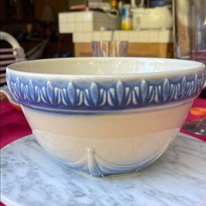 Vintage LONGABERGER American Craft Cornflower 8” mixing bowl USA